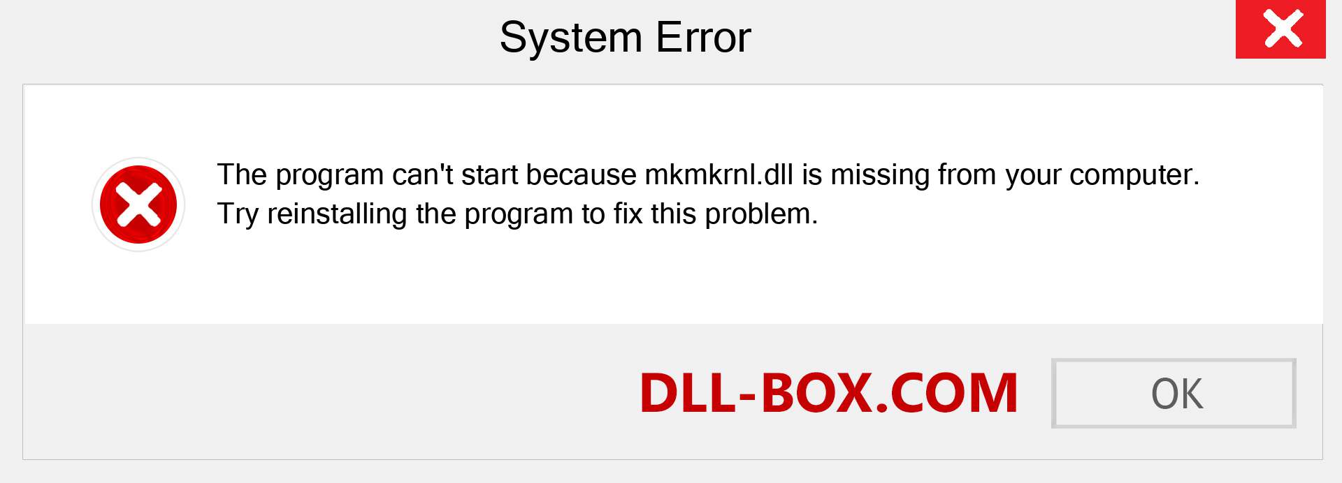  mkmkrnl.dll file is missing?. Download for Windows 7, 8, 10 - Fix  mkmkrnl dll Missing Error on Windows, photos, images